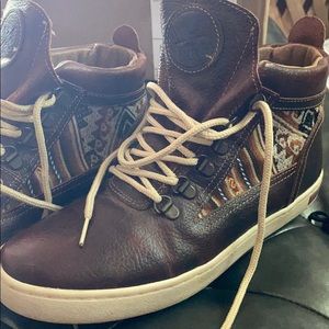 Inkkas Brown Leather Camping Boot like new